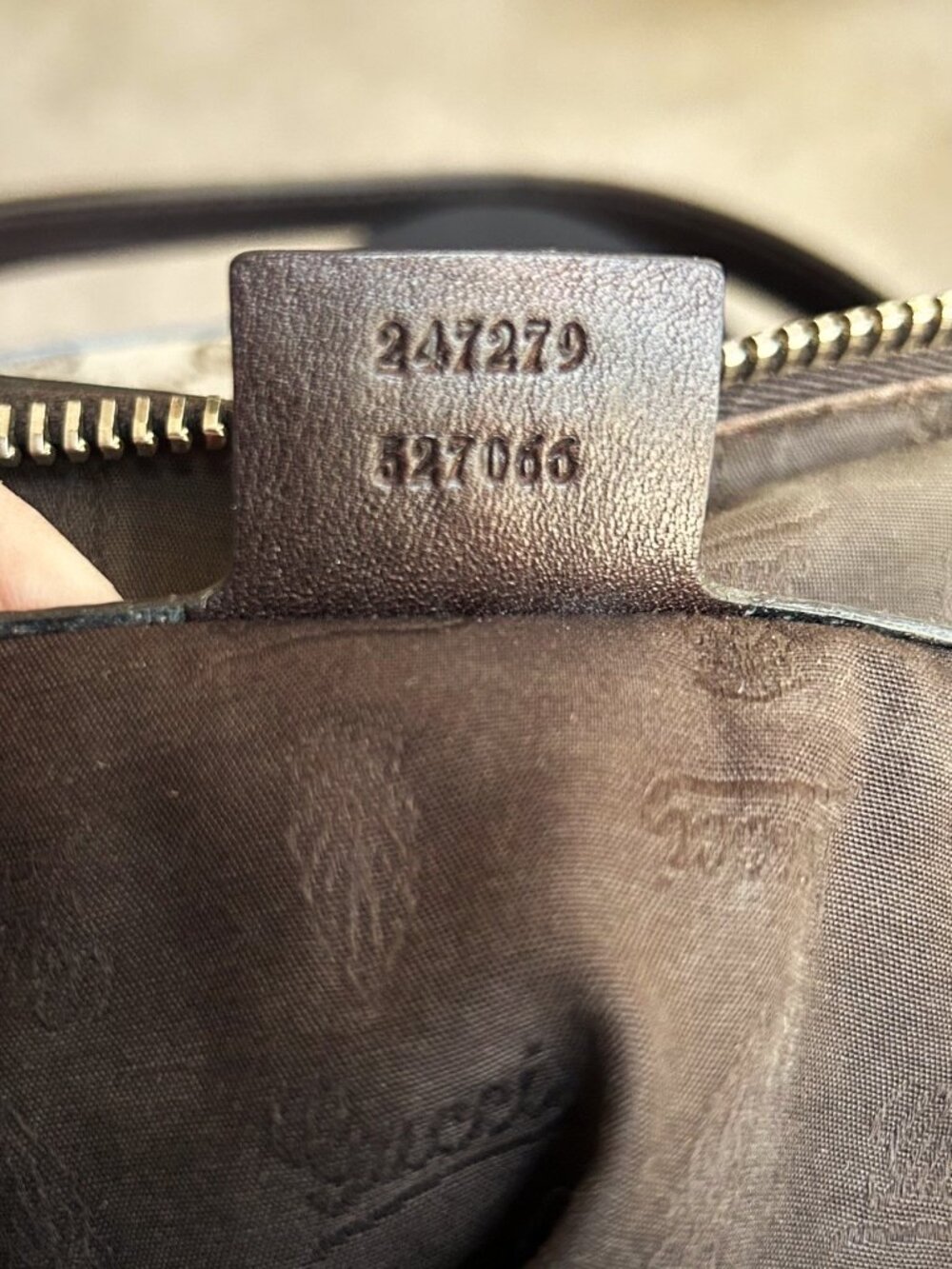 GUCCI GG Charm Two-Way Dome Shoulder Bag, Tan, Brown - Picture 10 of 16